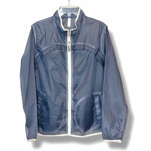 GAP Fit Lightweight Nylon Windbreaker Jacket Water-Resistant Size Large New